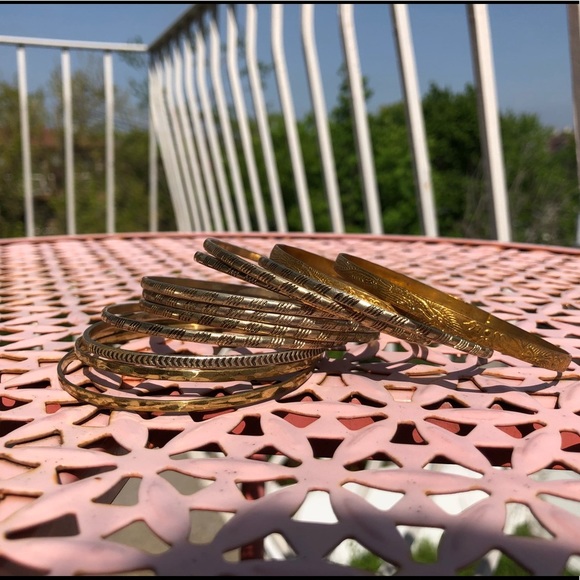Golden Bangle set - Picture 4 of 4